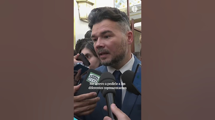 Rufián, tras su reunión con Sánchez: "He visto a un presidente tocado" #psoe #corrupción #política