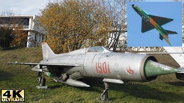 Mikoyan-Gurevich MiG-21PF soviet interceptor video integrated with Romanian MiG-21 aerial footage