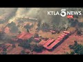 Maria Fire Burns Near Santa Paula, California