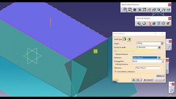 CATIA Class - 31 || Telugu || Chamfer,Draft angle, Draft reflect line,variable angle draft.