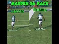 Madden NFL 26 Race - Makai Lemon Vs Saquon Barkley 100 Yard Race