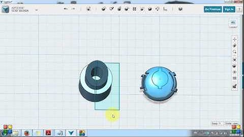 Autodesk 123D - Modeling tools Tutorial - Modify Splitsolid- part10