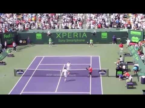 Djokovic bounced de ball 29 times!! in Miami matchpoint