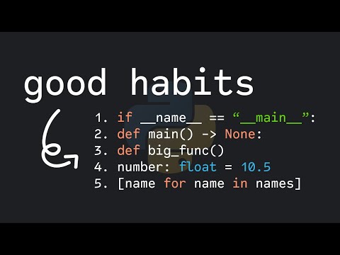 5 Good Python Habits