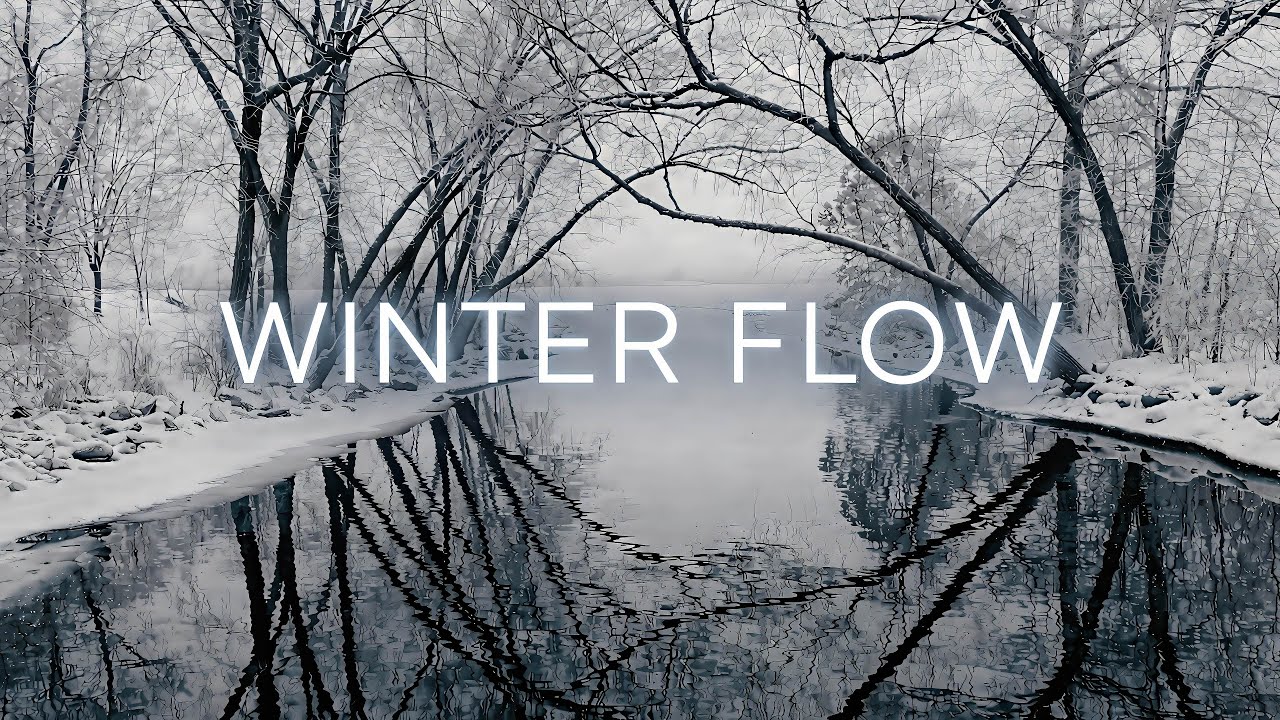 Cozy Winter Flow ❄️ Calm River & Snowy Forest | Relaxing Winter Ambience for Sleep & Focus (4K)