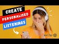 How to CREATE PERSONALISED LISTENING ACTIVITIES using AI | ChatGPT and FlexClip | Listening