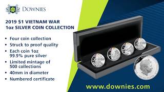 Now at Downies: 2019 $1 Vietnam War 4 Coin Silver Collection