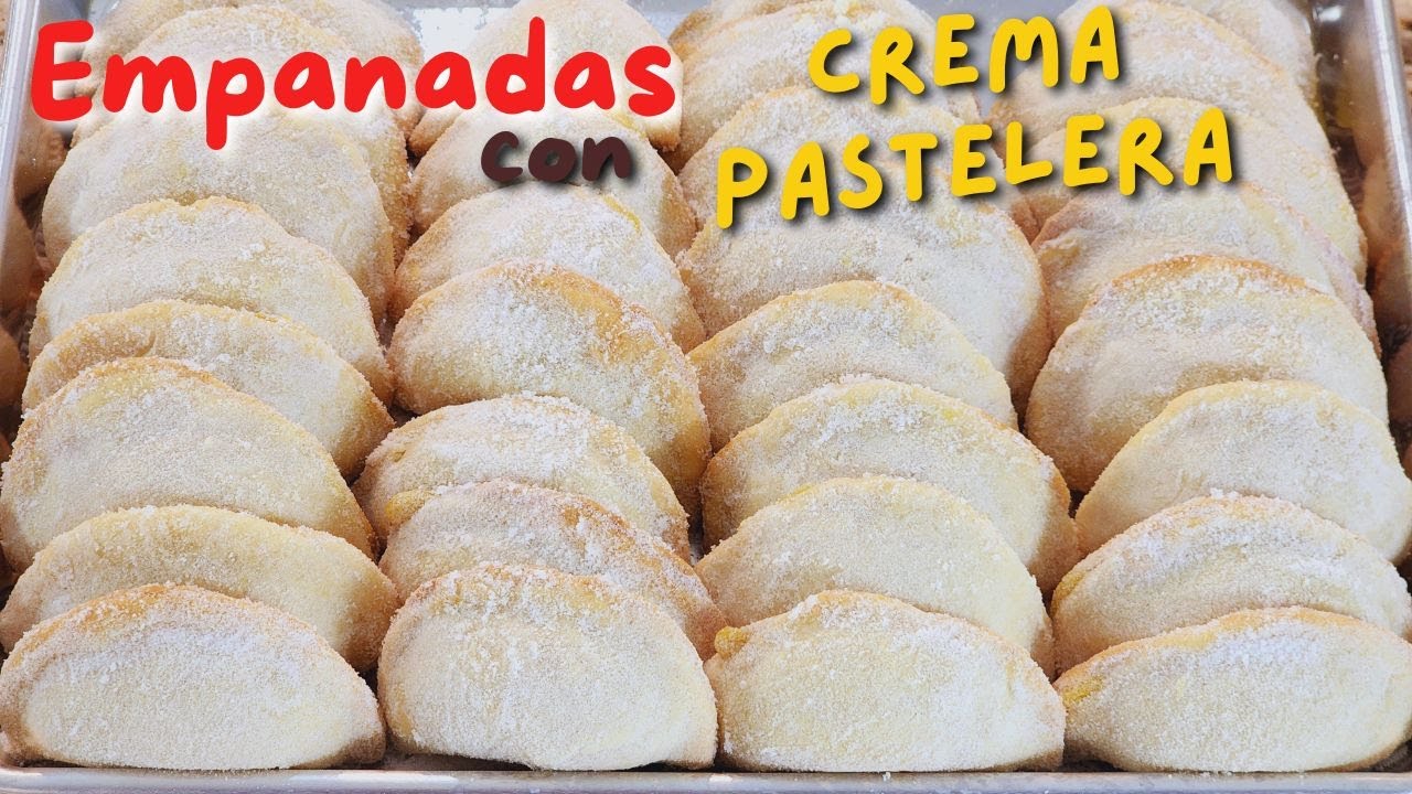 Empanadas rellenas de Crema Pastelera