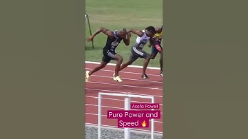 Asafa Powell! Pure Speed and Power!