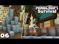 Let's Play Minecraft Survival : Fishing Docks and Diamond Mining! Episode 6