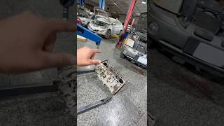 GMC Envoy inline 6 cylinder 4.2L engine extremely overheated #automobile #shortvideo #short #shorts