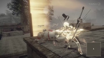 Nier Automata Testing Out Self Destruct Cancels