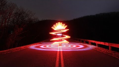 Light Painting Tutorial, How To Light Paint A Spiral
