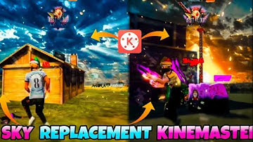 Free fire sky  background change Editing || sky replacenent in kine master# vilal vidio edit # watch