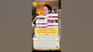 tissa bilang safea lebih cantik dari aira #tissabiani #ahmaddhani #maiaestianti #maiaestianty #fyp