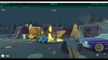 Low Poly Horde shooter prototype Version: VE (Very Early)