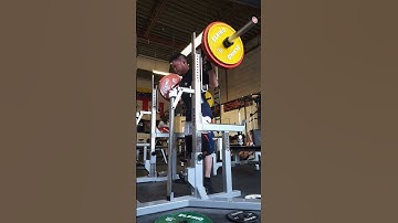 150 KG / 331 LB x 5 High Bar Pause Squats