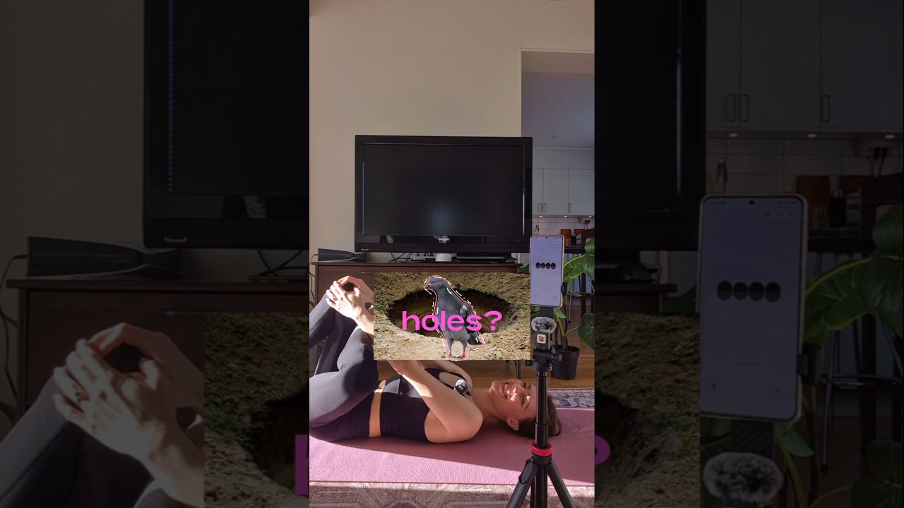 Workout setup and prompt is live💃🏻🖤✨️ Stretching session with Jace #personaltrainer