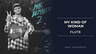 Flute: How to play My Kind of Woman by Mac DeMarco @EasyMusicLesson