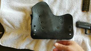 Diamondback DB9 Gen 4 with Trijicon sights, mag carrier,  and Everyday Holster's IWB holster