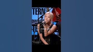 Rosé sing the Bruno Mars rap part APT. 🩷⚡️ #blackpink #rosé