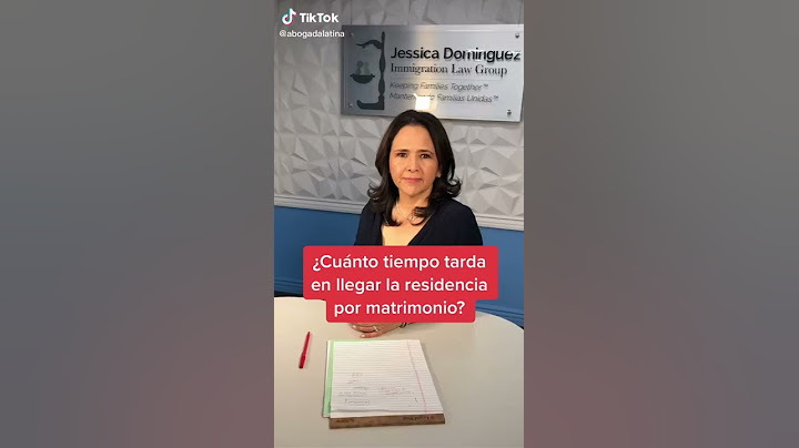 ¿Cuánto Tiempo Tarda La Residencia Por Matrimonio? - Jessica Dominguez #Shorts