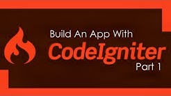 Build A CodeIgniter PHP App - Part 1 - Durasi: 44.21. 