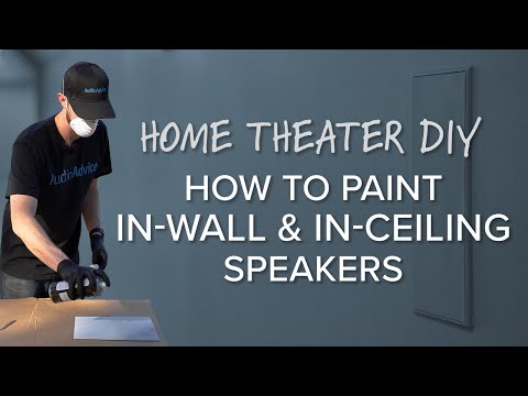 How to Paint Dolby Atmos In-Wall & In-Ceiling Speaker Grilles