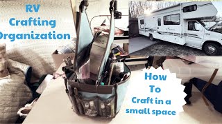 Junk Journal Crafts Organization in a RV Motorhome Camper