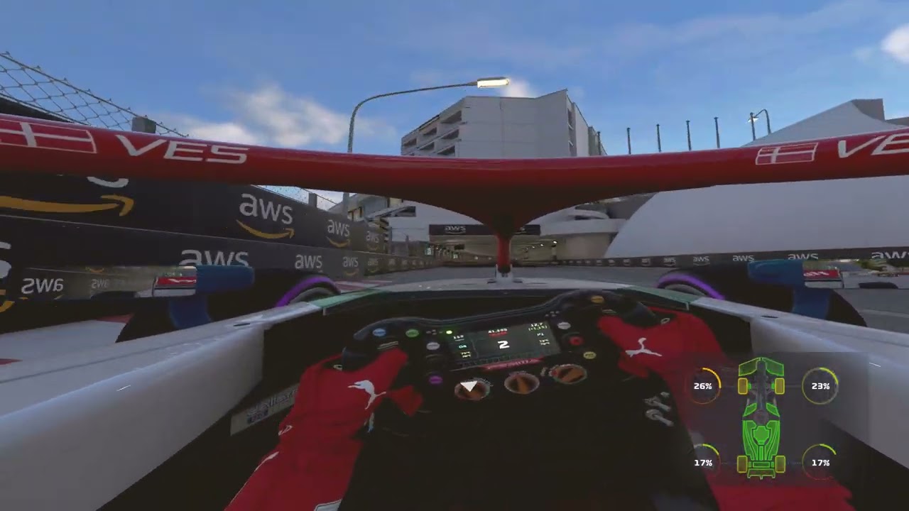 F1 24 2025 04 07 Monaco F2 full race no comment 1440p 60FPS VR