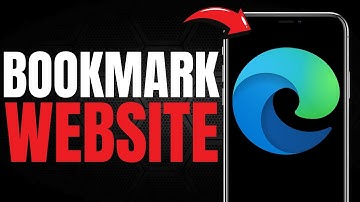 How to Bookmark a Website on Microsoft Edge! (UPDATED EASY GUIDE) [2025]