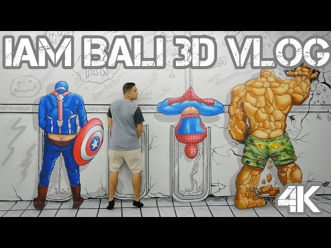 IAM BALI 3D Museum & Upside Down Bali VLOG 4K