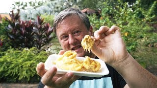 Eating Durian for the First Time - Durian Fruit Taste Test