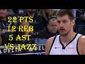 Nikola Jokic 22 Pts 12 Reb 5 Ast Denver Nuggets Vs Utah Jazz HIGHLIGHTS