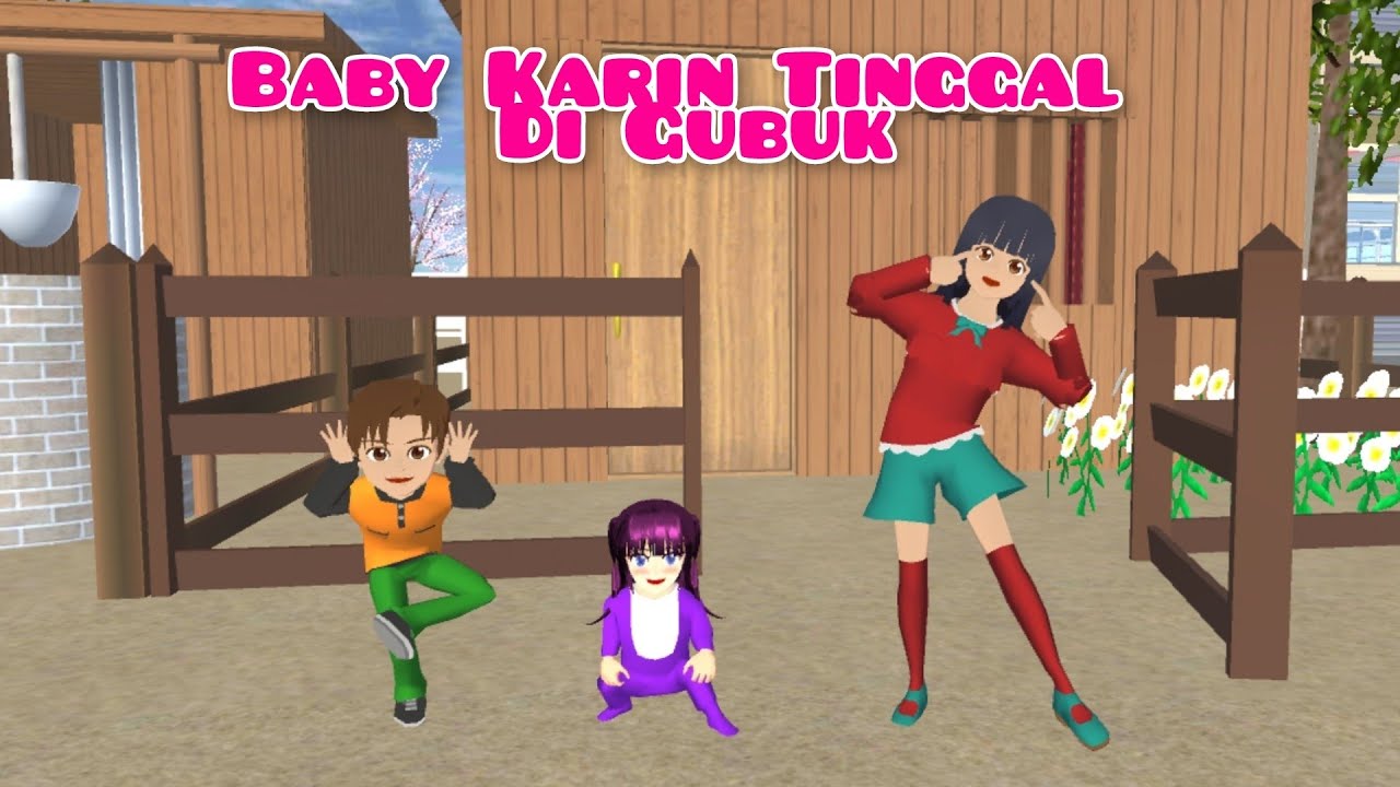 Baby Karin Tinggal Di Gubuk | Drama Sakura School Simulator - YouTube