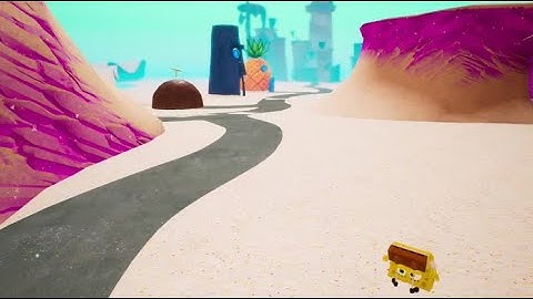 SpongeBob SquarePants Battle for Bikini Bottom Rehydrated Out of Bounds Glitch