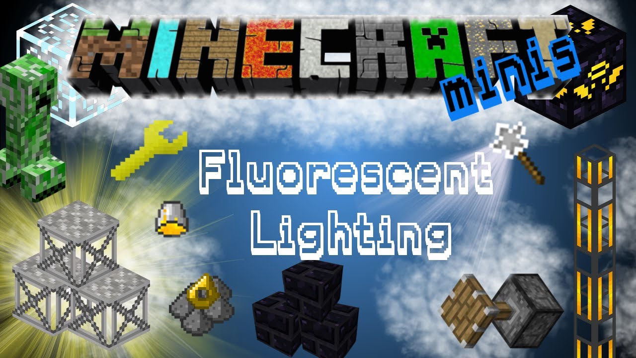 Minecraft Minis Thermal Expansion Mod Fluorescent Lighting YouTube