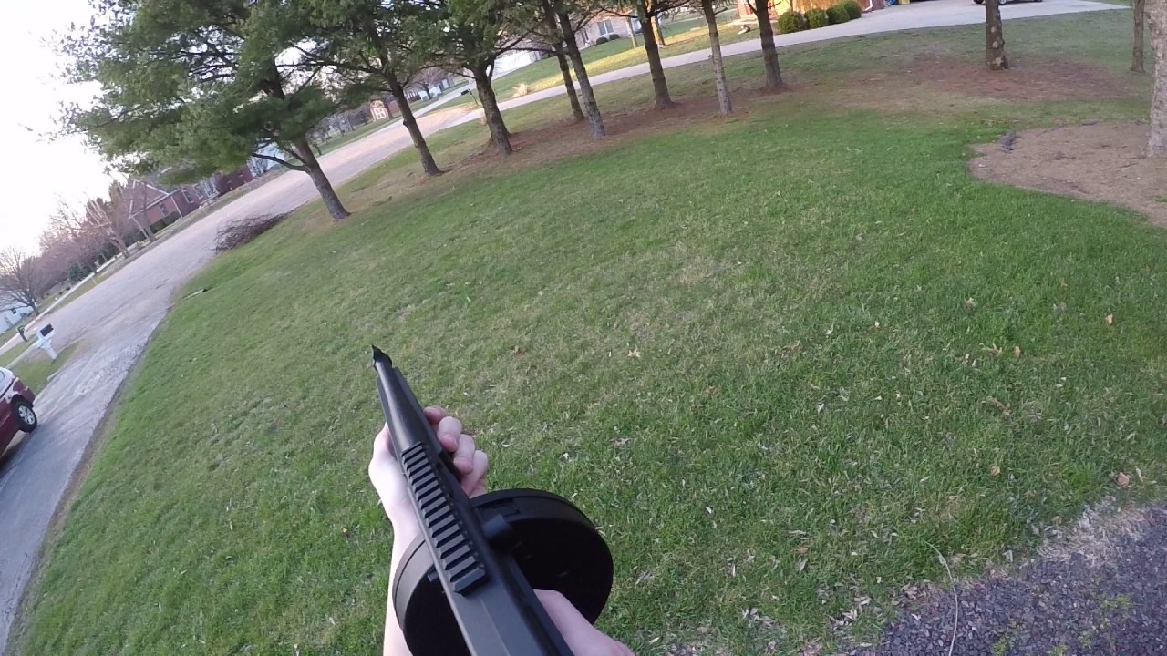 GFSMG Game Face Submachine Gun Shooting test with HELMET CAM! - YouTube