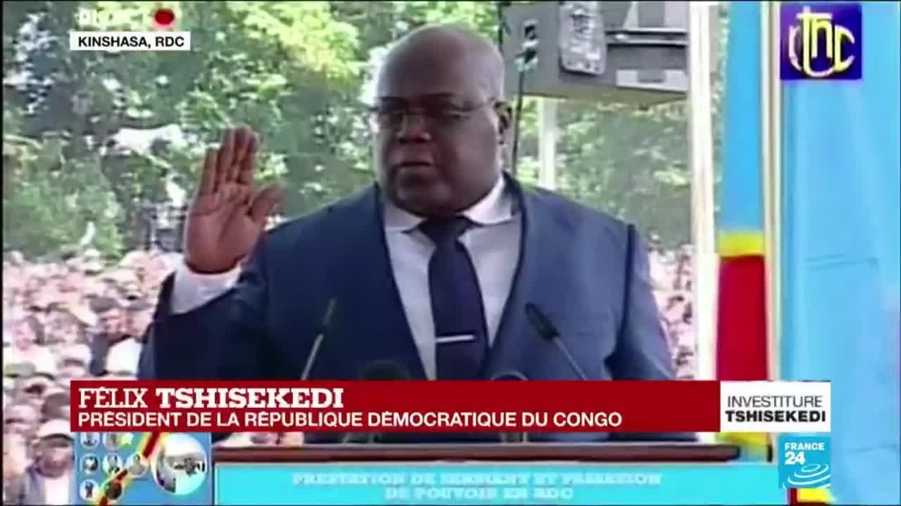 REPLAY - Félix Tshisekedi prête serment à Kinshasa