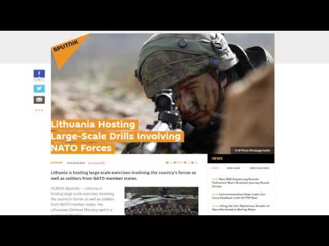 ნატო ბალტიისპირეთში ფართომასშტაბიან წვრთნებს იწყებს