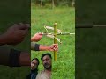 Pure Green Bamboo Slingshot Creation - Simple DIY Masterpiece #new #bamboo #slingshots