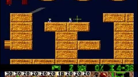 Lemmings Genesis/Mega Drive Walkthrough: Fun Level 26