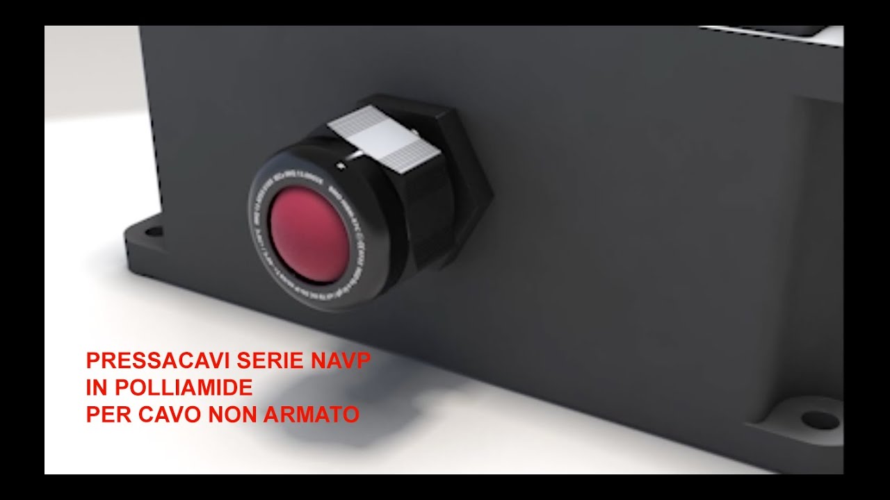 Pressacavi in poliammide serie NAVP per cavo non armato