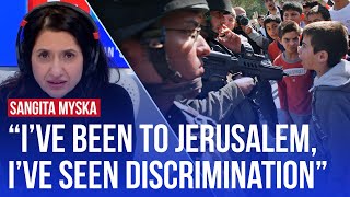 Sangita Myska debates caller claiming 'muslims live peacefully in Israel' | LBC
