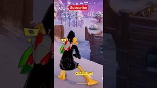 Daffy Duck goes wild and wipes the lobby in chaos 😂 #Fortnite #MightyNebula6