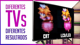 CRT VS LED - O impacto nos jogos clássicos.