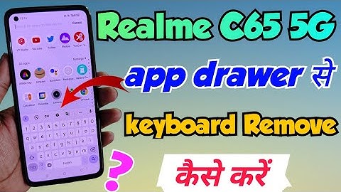Realme C65 5G me App drawer remove kaise kare | Realme c65 app drawer remove settings | vkmtechnical