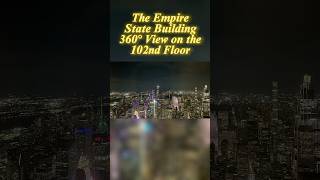 360° View of New York City #shorts #newyork #nyc #view #sightseeing #skyscraper #night