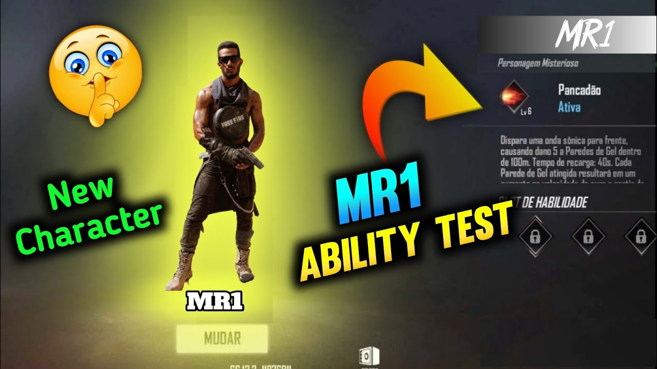 Free Fire New Character Mr1 Ability Test Mr1 Character Ability Test Freefire Mr1 Charater Skill Test Youtube Free Fire New Character Mr1 Ability Test Mr1 Character Ability Test Freefire Mr1 Charater Skill Test Youtube