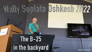 Wally Soplata - The B-25 in the backyard